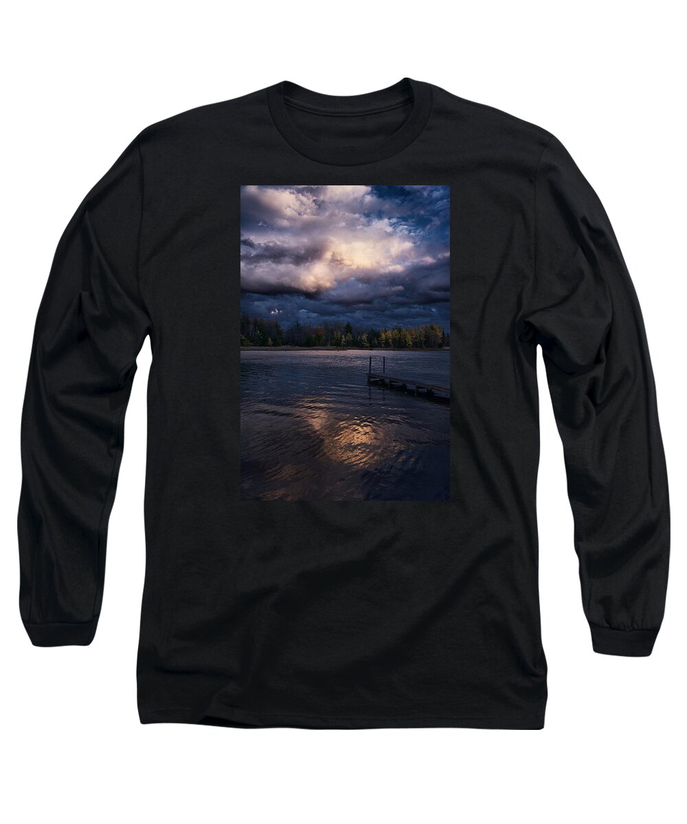 Sunset Long Sleeve T-Shirt featuring the photograph Nightfall by Gary O'Boyle
