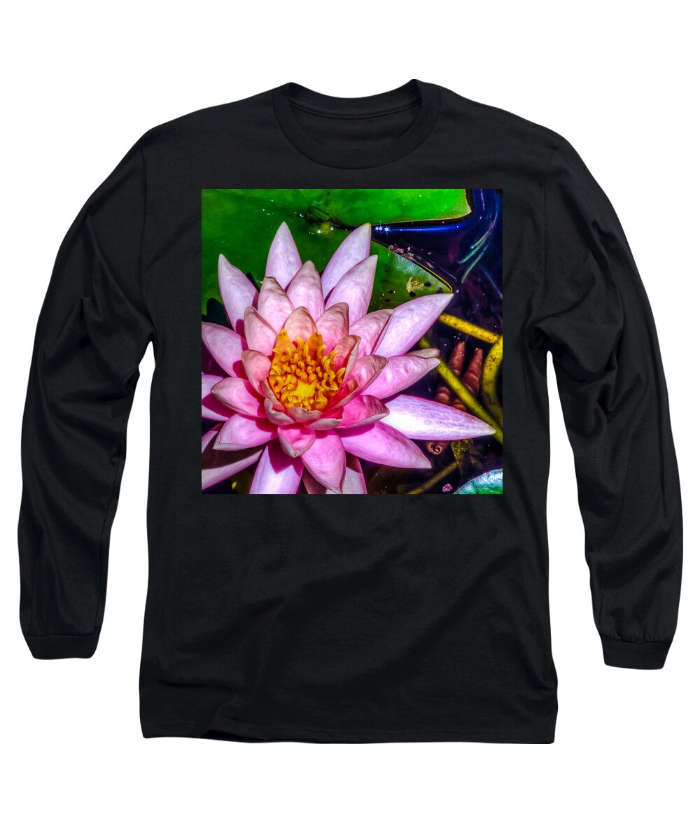 Blossom Long Sleeve T-Shirt featuring the photograph Nymphaeaceae by Traveler's Pics