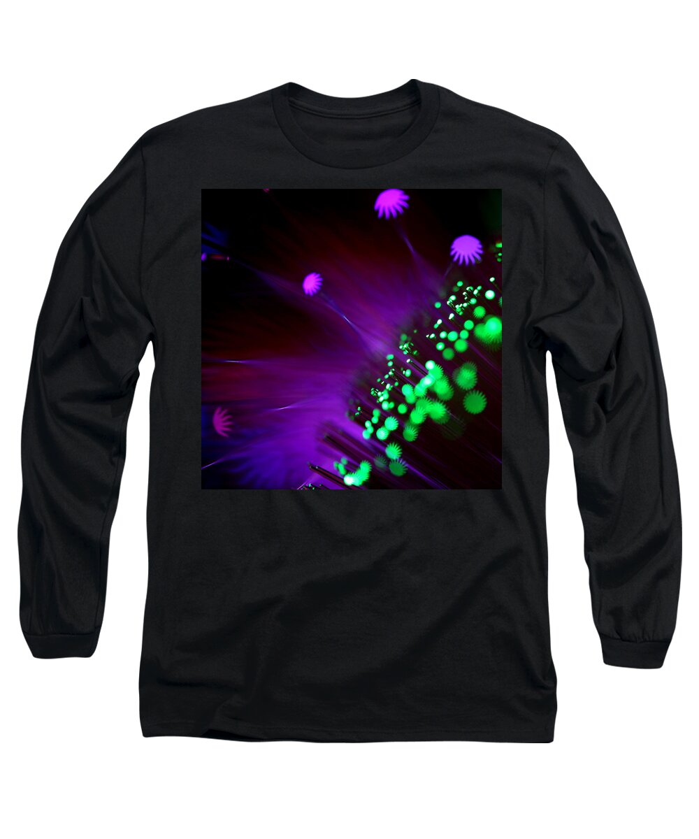 Abstract Long Sleeve T-Shirt featuring the photograph Octopus's Garden by Dazzle Zazz