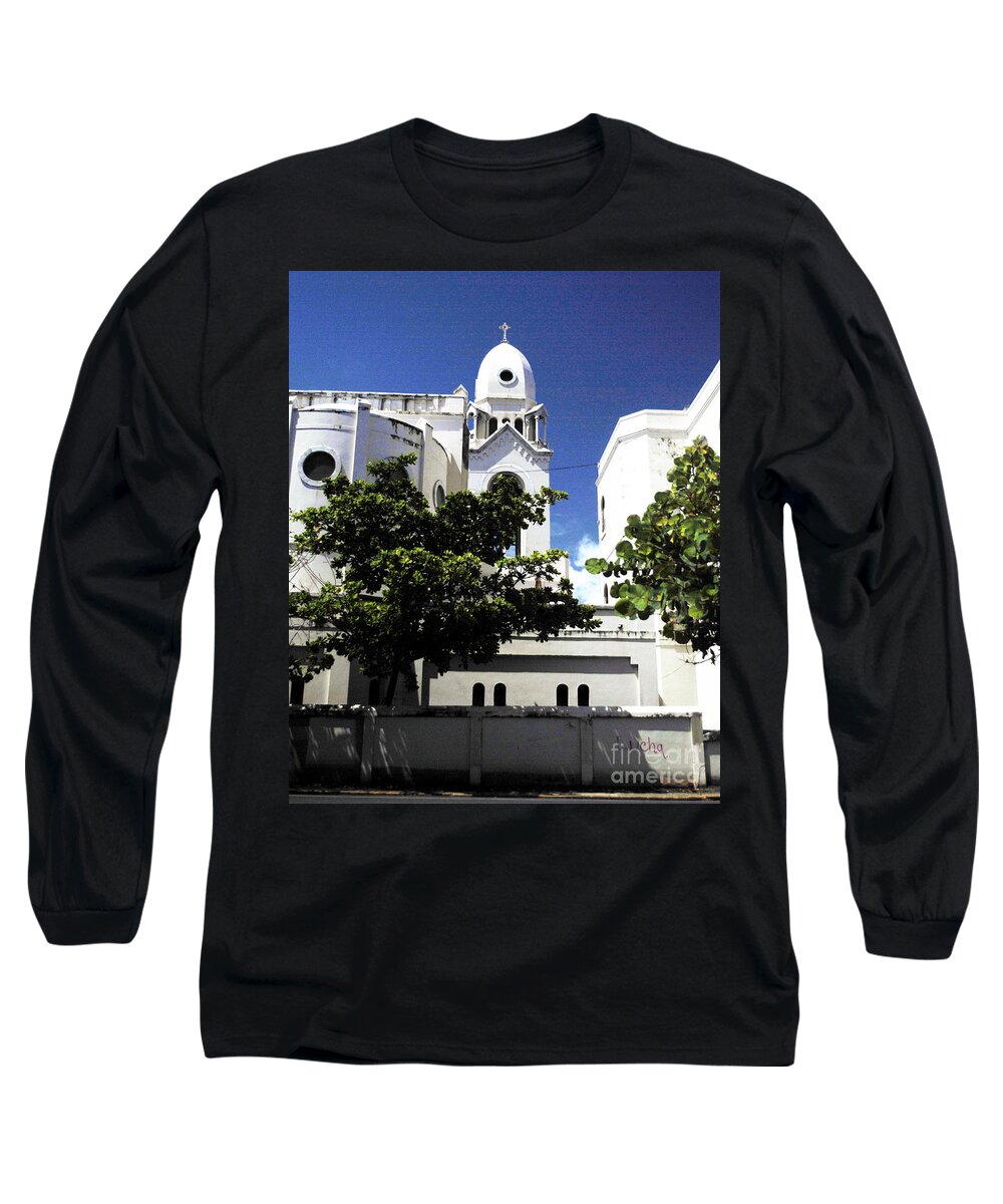Architecture Long Sleeve T-Shirt featuring the photograph Old Church by George D Gordon III