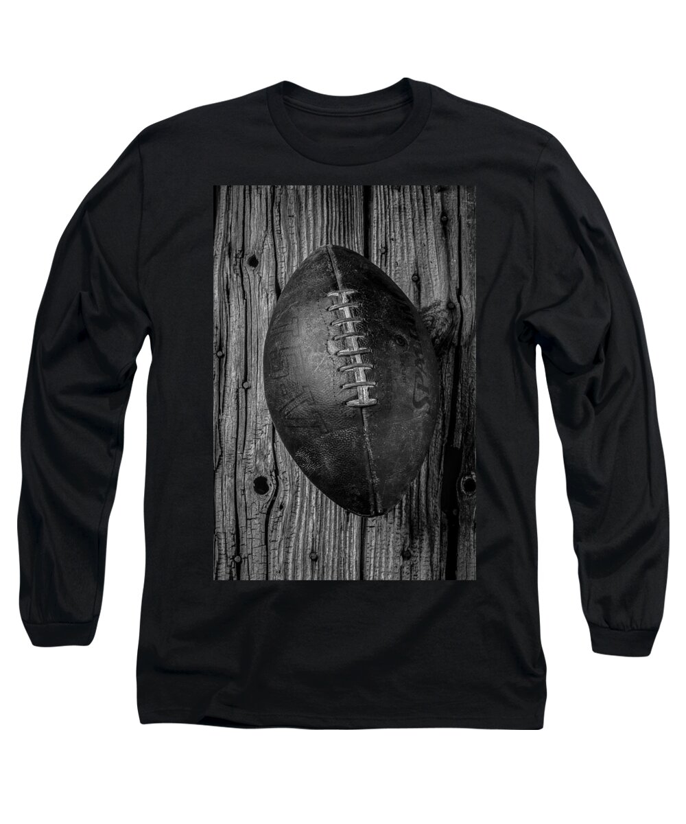 Old Long Sleeve T-Shirt featuring the photograph Old Football by Garry Gay