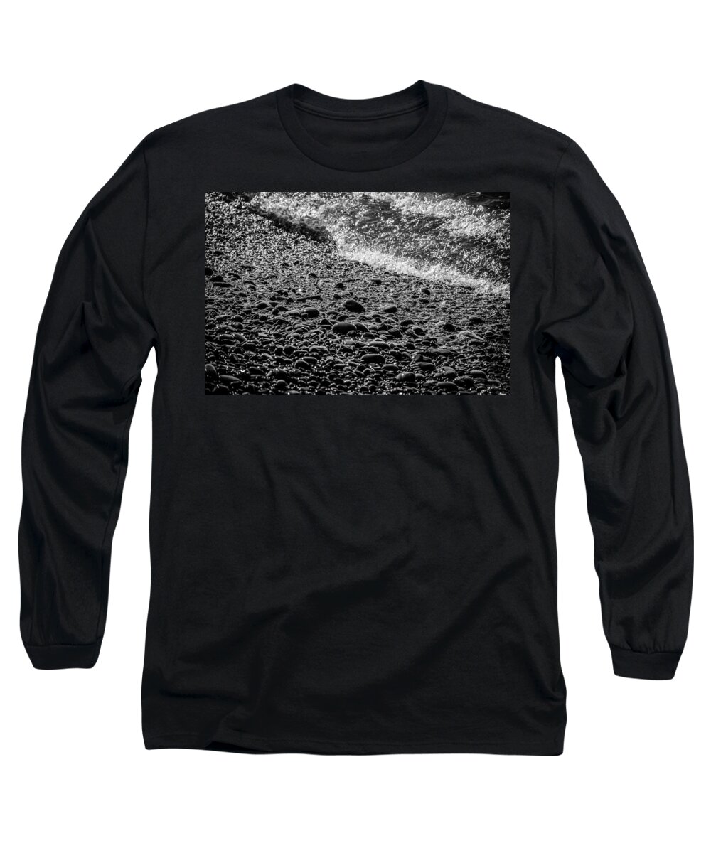 Rocky Beach Long Sleeve T-Shirt featuring the photograph On The Rocks at French Beach by Roxy Hurtubise