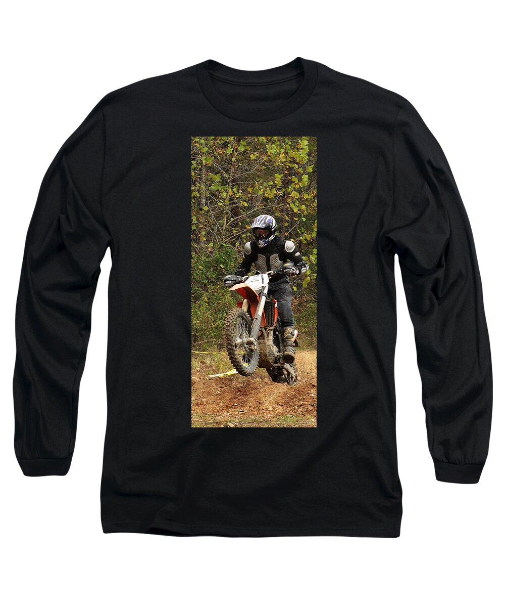 Ribfest Long Sleeve T-Shirt featuring the photograph Orange and up by Jeff Kurtz