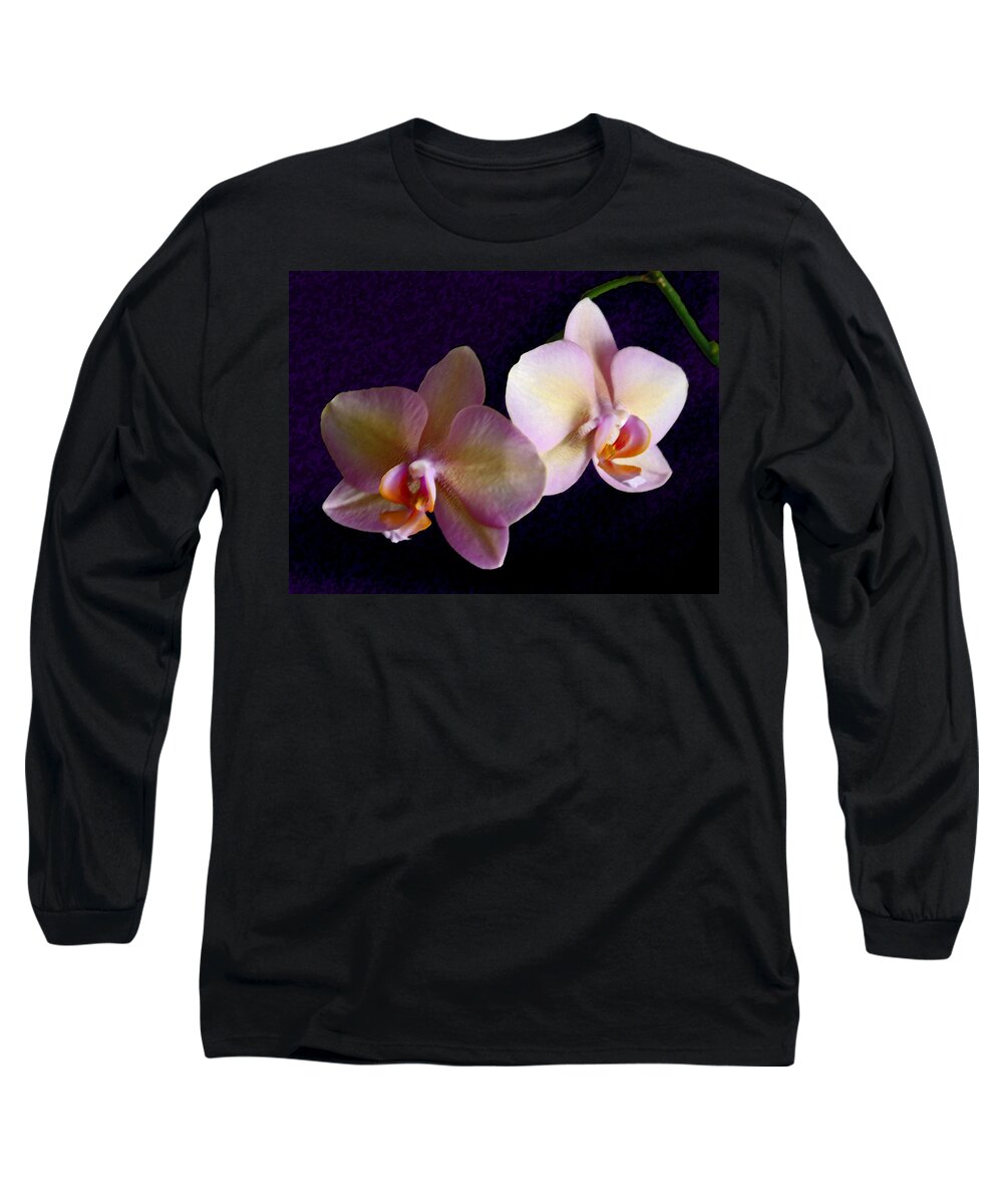 Orchid Long Sleeve T-Shirt featuring the photograph Orchid Light by Steve Karol