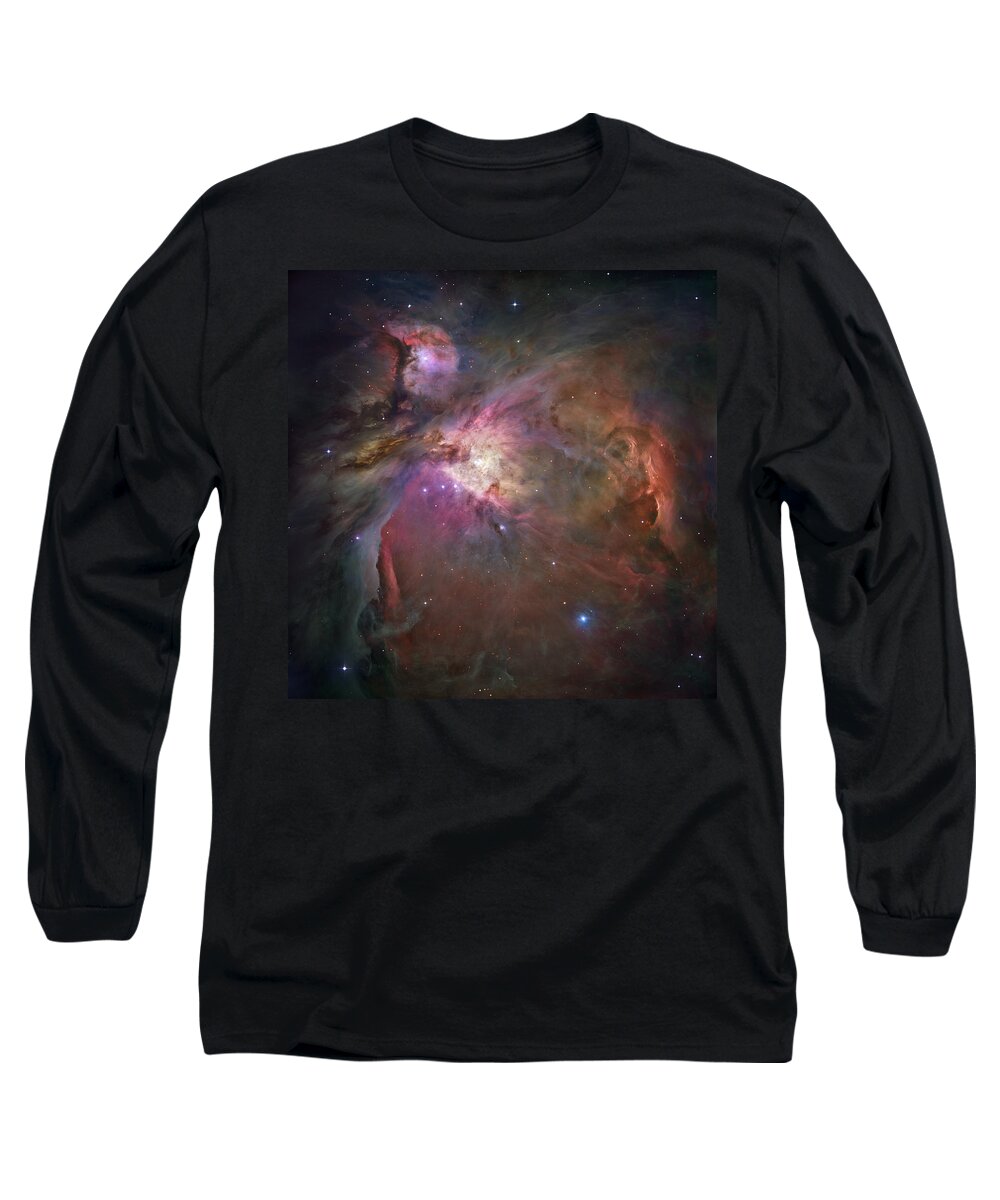 Nebula Long Sleeve T-Shirt featuring the photograph Orion Nebula by Sebastian Musial