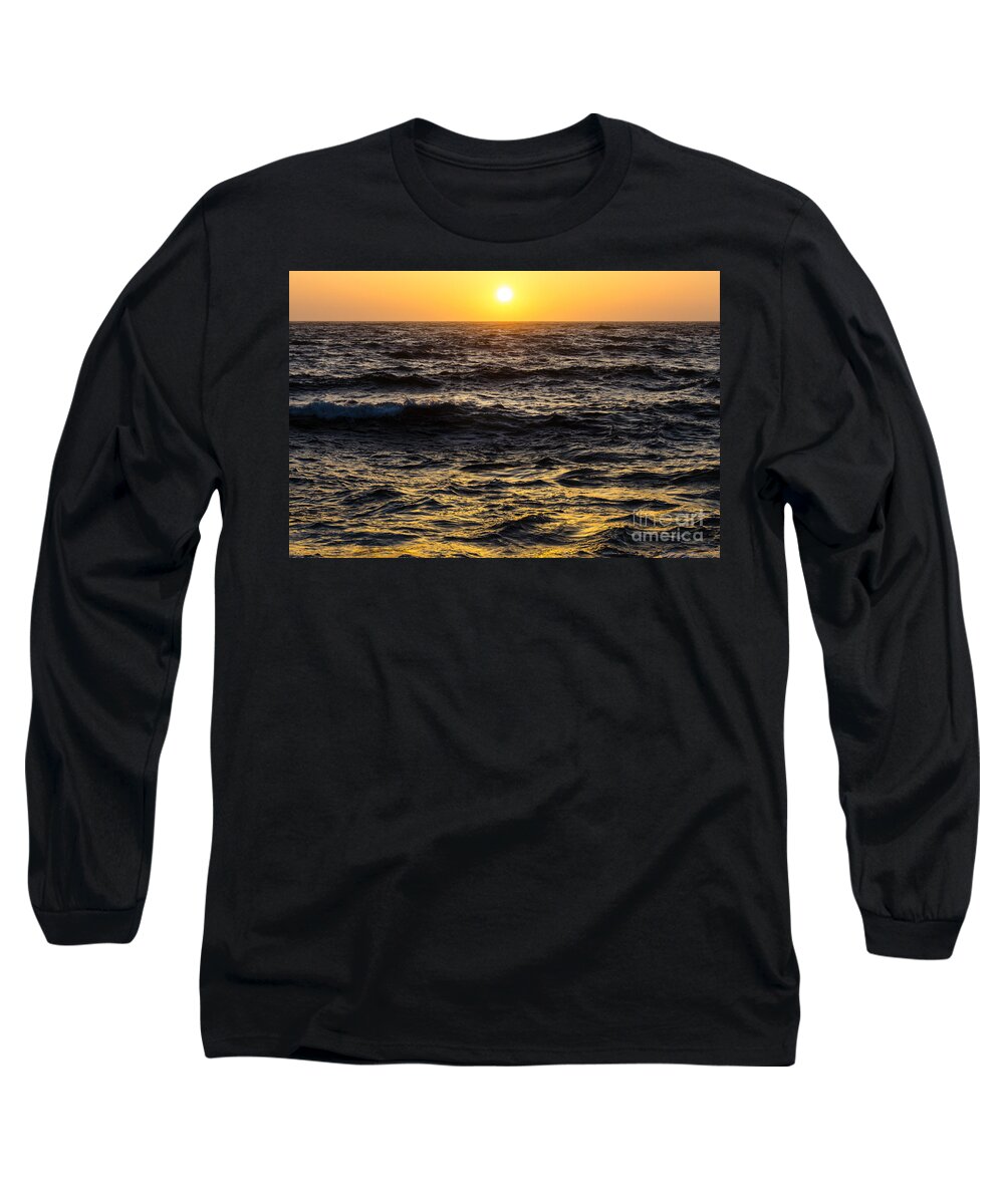 Cml Brown Long Sleeve T-Shirt featuring the photograph Pacific Reflection by CML Brown