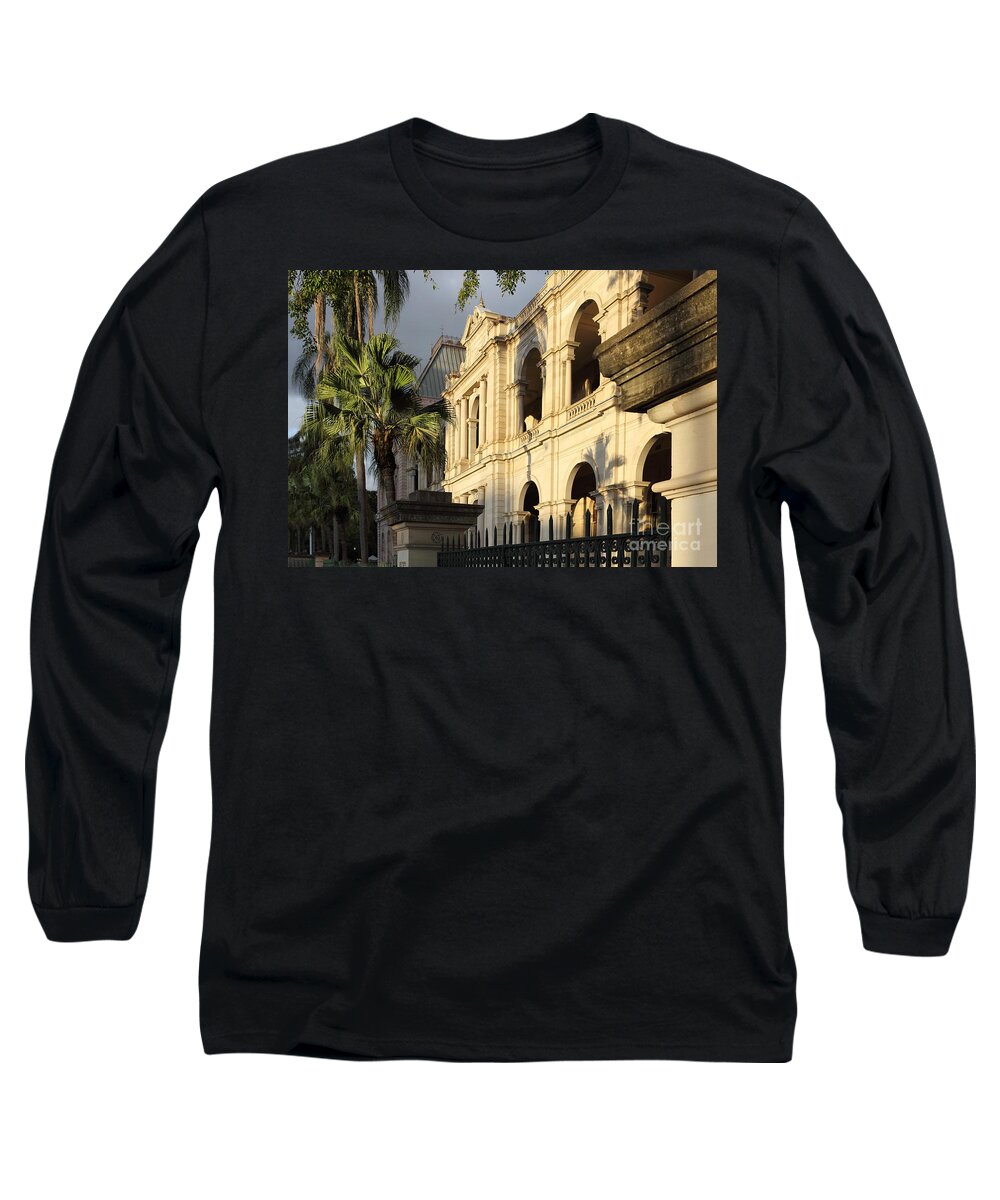 Parlament House Long Sleeve T-Shirt featuring the photograph Parlament House in Brisbane Australia by Jola Martysz