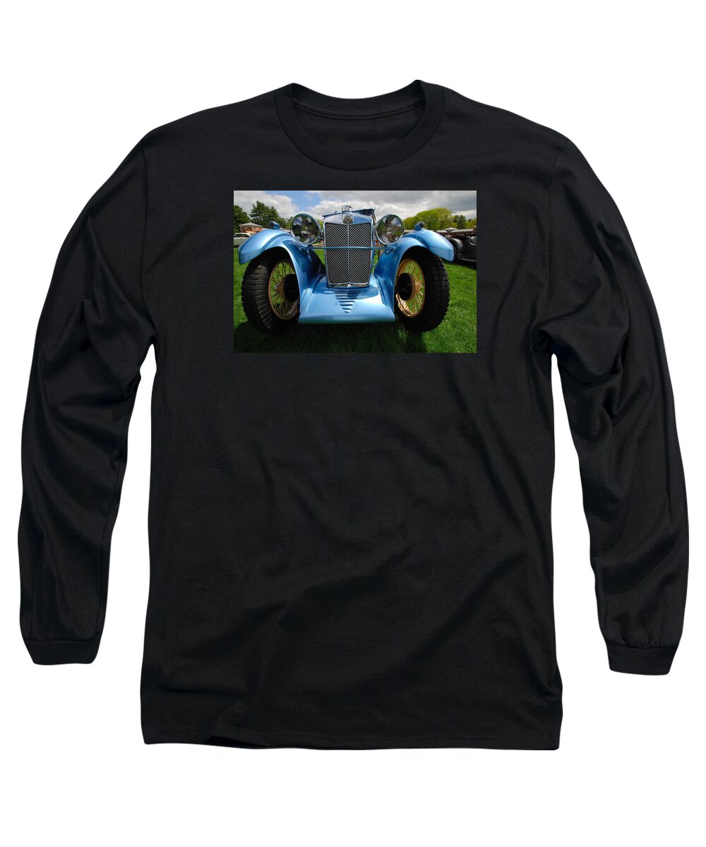 Automobiles Long Sleeve T-Shirt featuring the photograph Perspective M G Magna by John Schneider