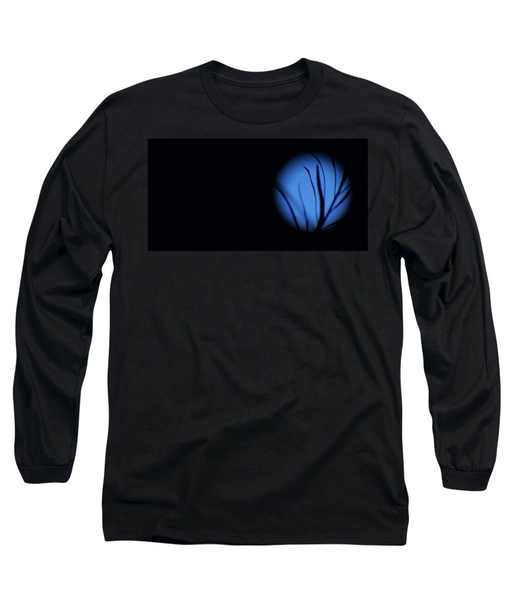 Moon Long Sleeve T-Shirt featuring the photograph Plant's EyE by Angela J Wright