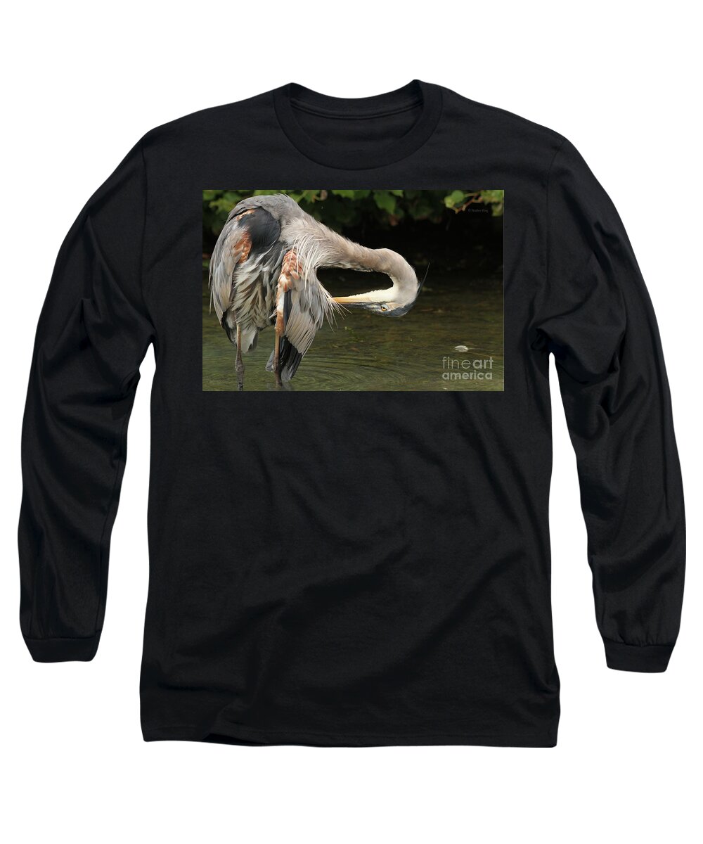 Bird Long Sleeve T-Shirt featuring the photograph Point of interest by Heather King
