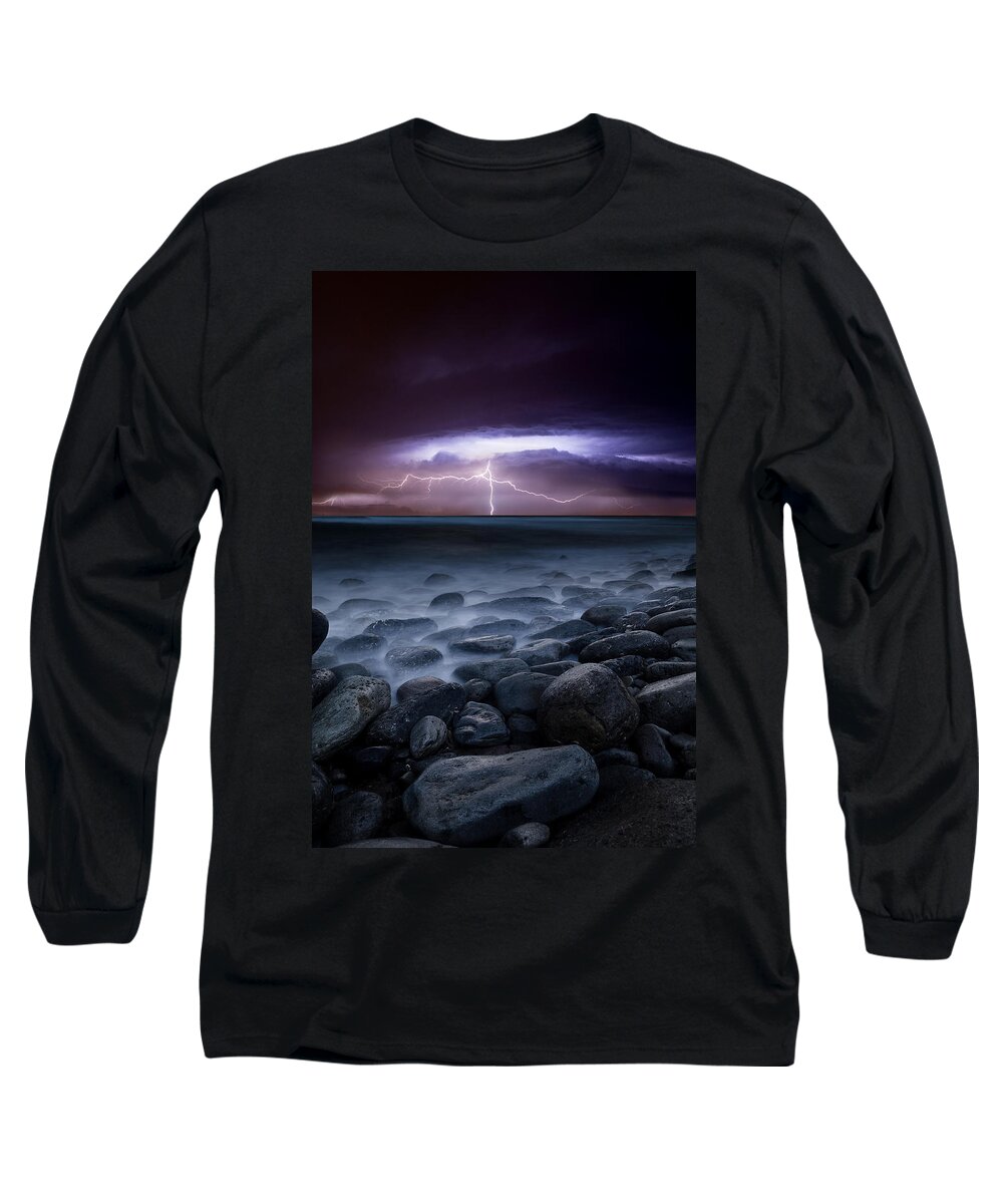 Landscape Long Sleeve T-Shirt featuring the photograph Raw power by Jorge Maia