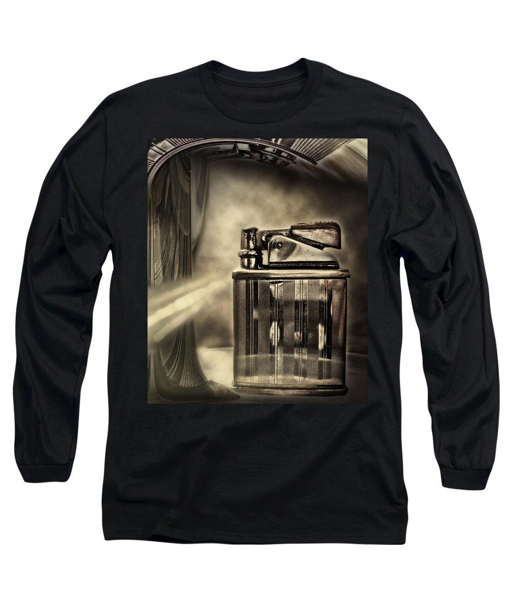 Lighter Long Sleeve T-Shirt featuring the photograph Retro Deco by John Anderson