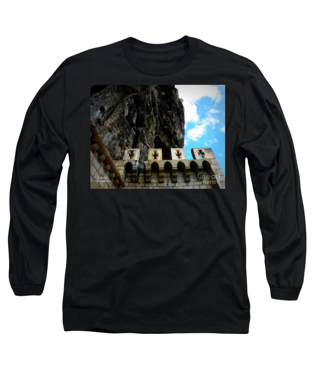 Rocamadour Long Sleeve T-Shirt featuring the photograph Rocamadour France by Lainie Wrightson