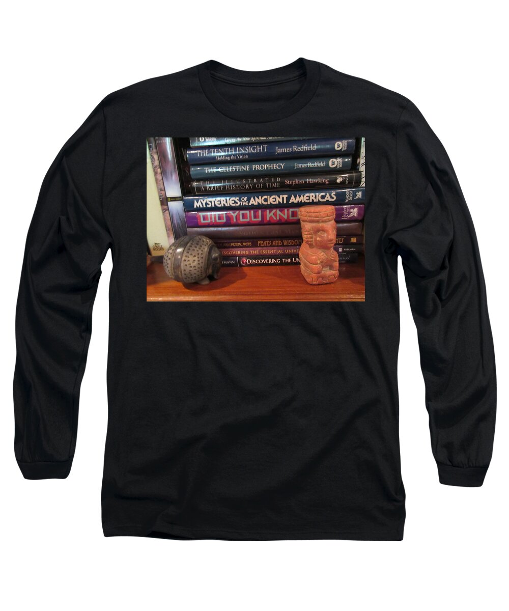 Print Long Sleeve T-Shirt featuring the photograph Searching For Enlightenment A by Ashley Goforth