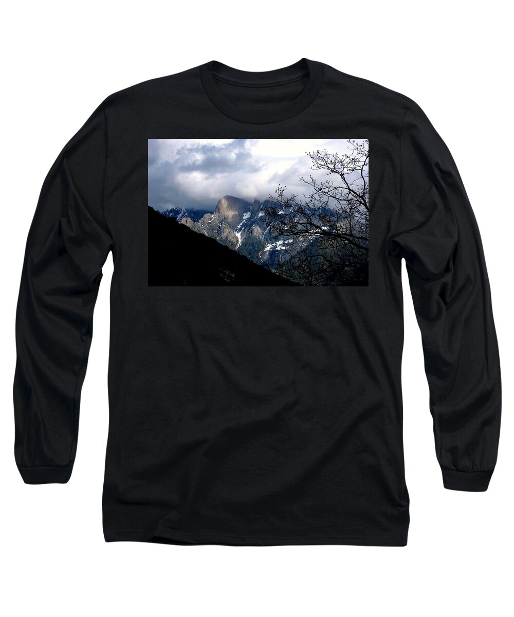  Long Sleeve T-Shirt featuring the photograph Sierra Nevada Snowy View by Matt Quest