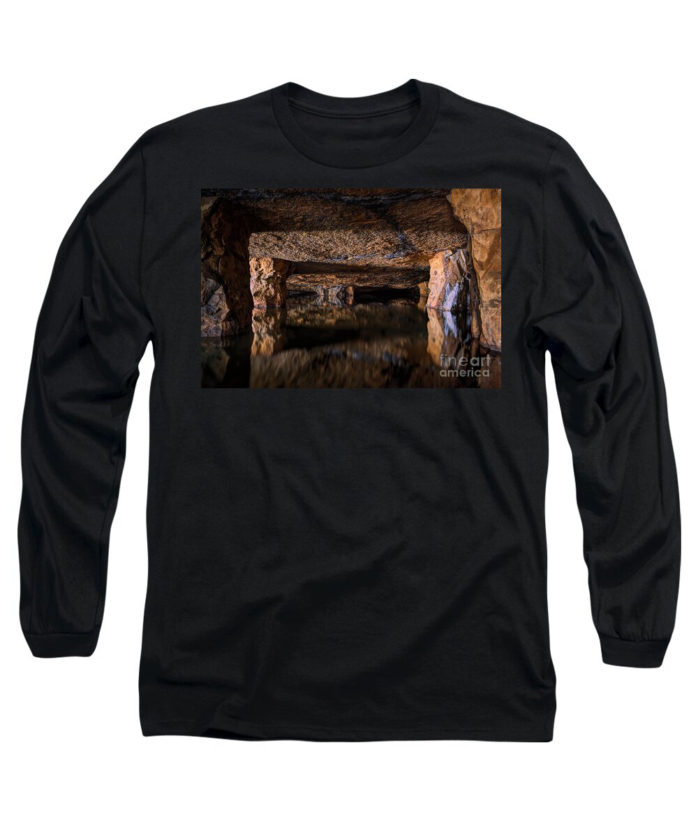 Widow Jane Mine Long Sleeve T-Shirt featuring the photograph Silence Within by Rick Kuperberg Sr