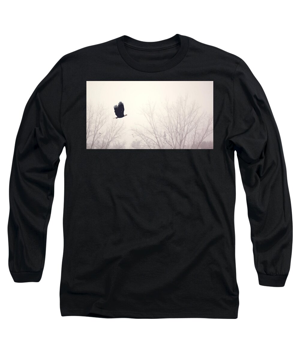 America Long Sleeve T-Shirt featuring the photograph Slicing through the Fog by Melanie Lankford Photography