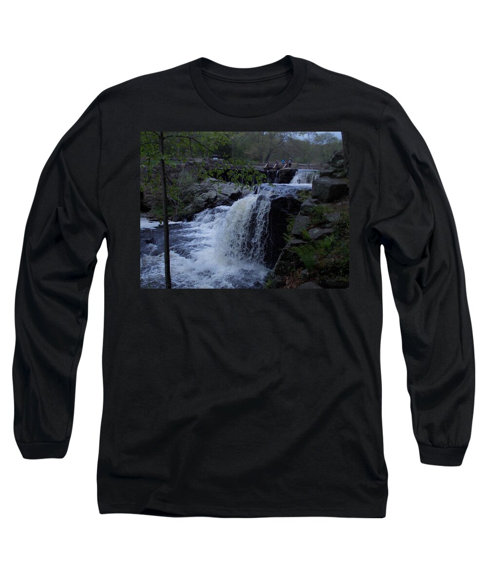 Southford Falls Long Sleeve T-Shirt featuring the photograph Southford Falls by Catherine Gagne