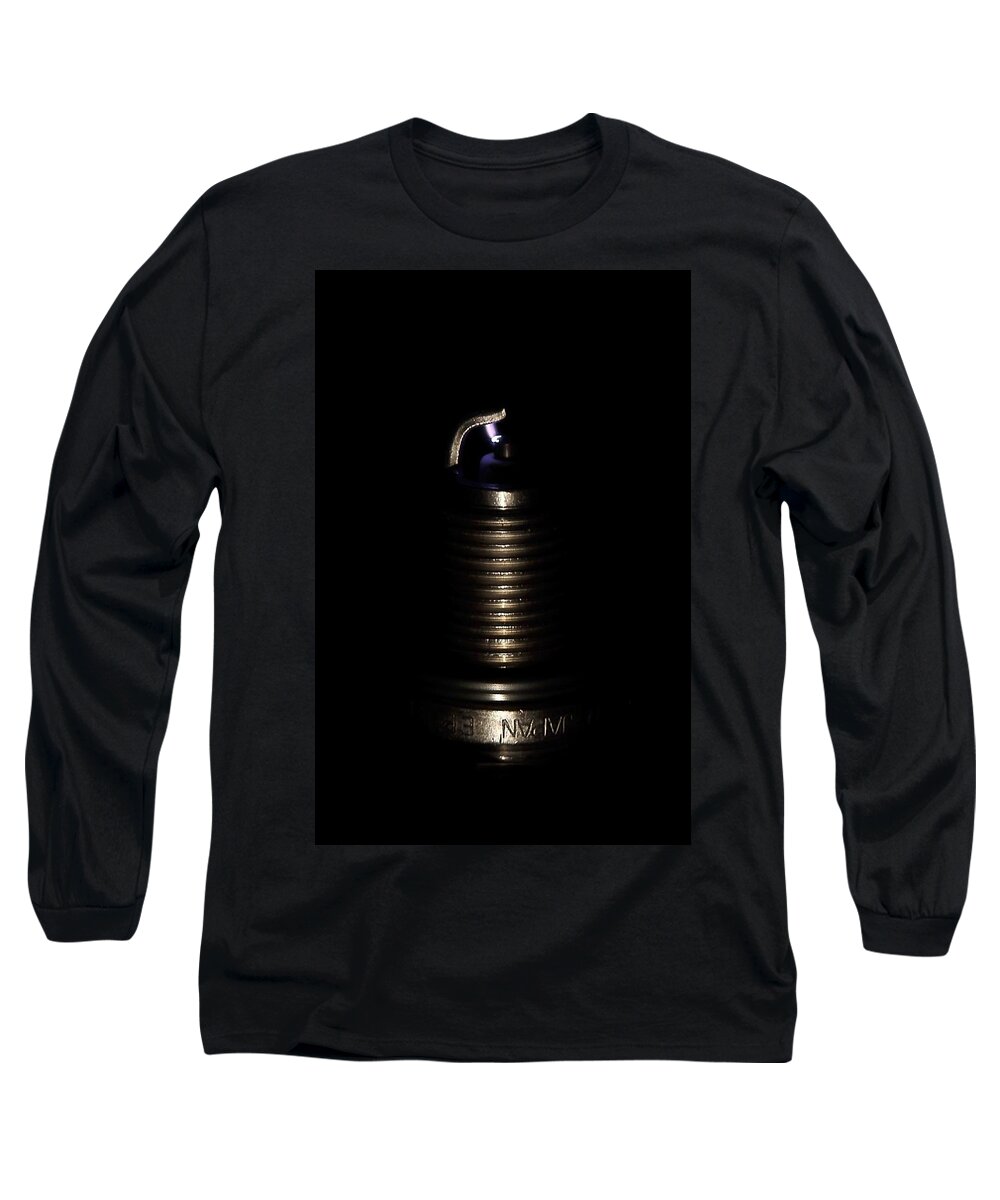 Sparkplug Long Sleeve T-Shirt featuring the photograph Spark Plug by David Andersen