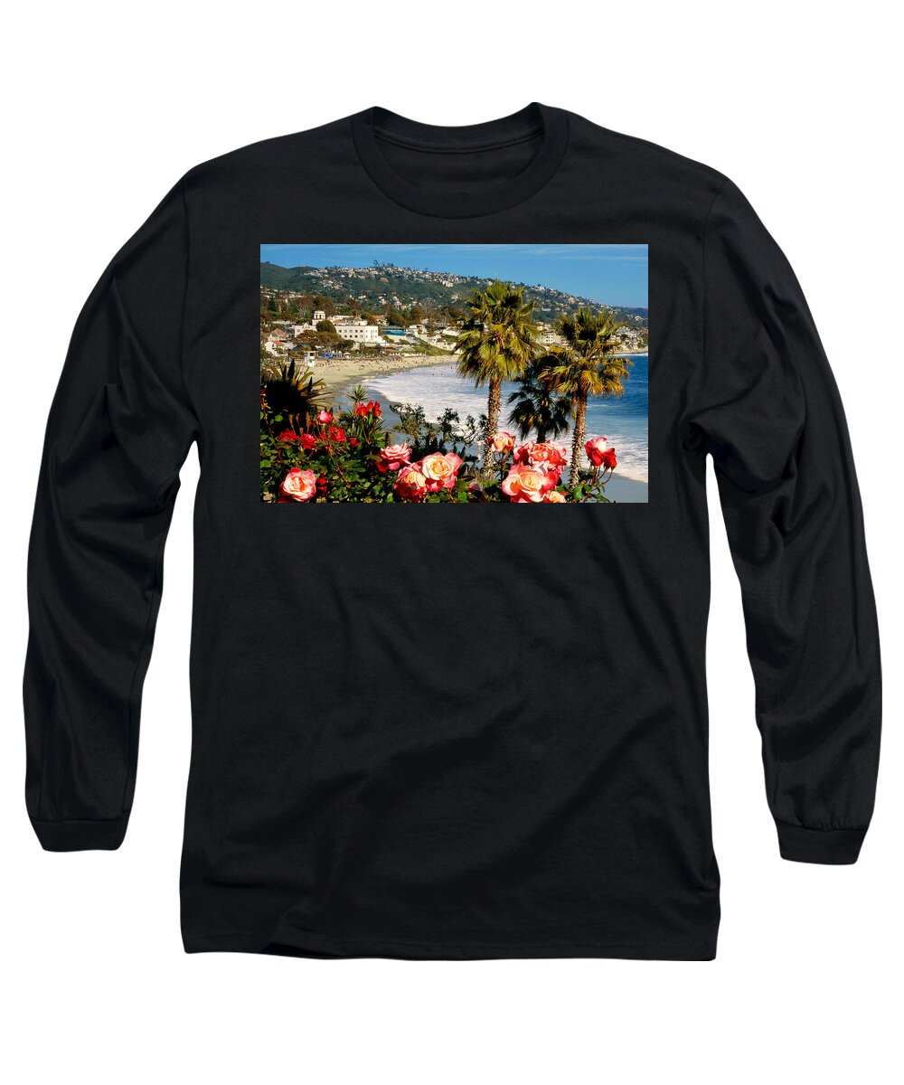 Laguna Beach Long Sleeve T-Shirt featuring the photograph Springtime in Laguna by Cliff Wassmann
