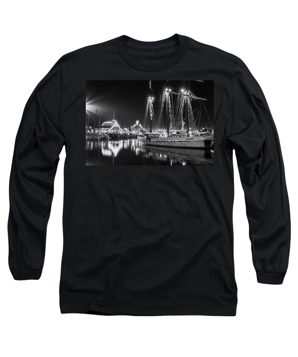 Long Beach Ca Long Sleeve T-Shirt featuring the photograph SSV Tole Mour By Denise Dube by Denise Dube