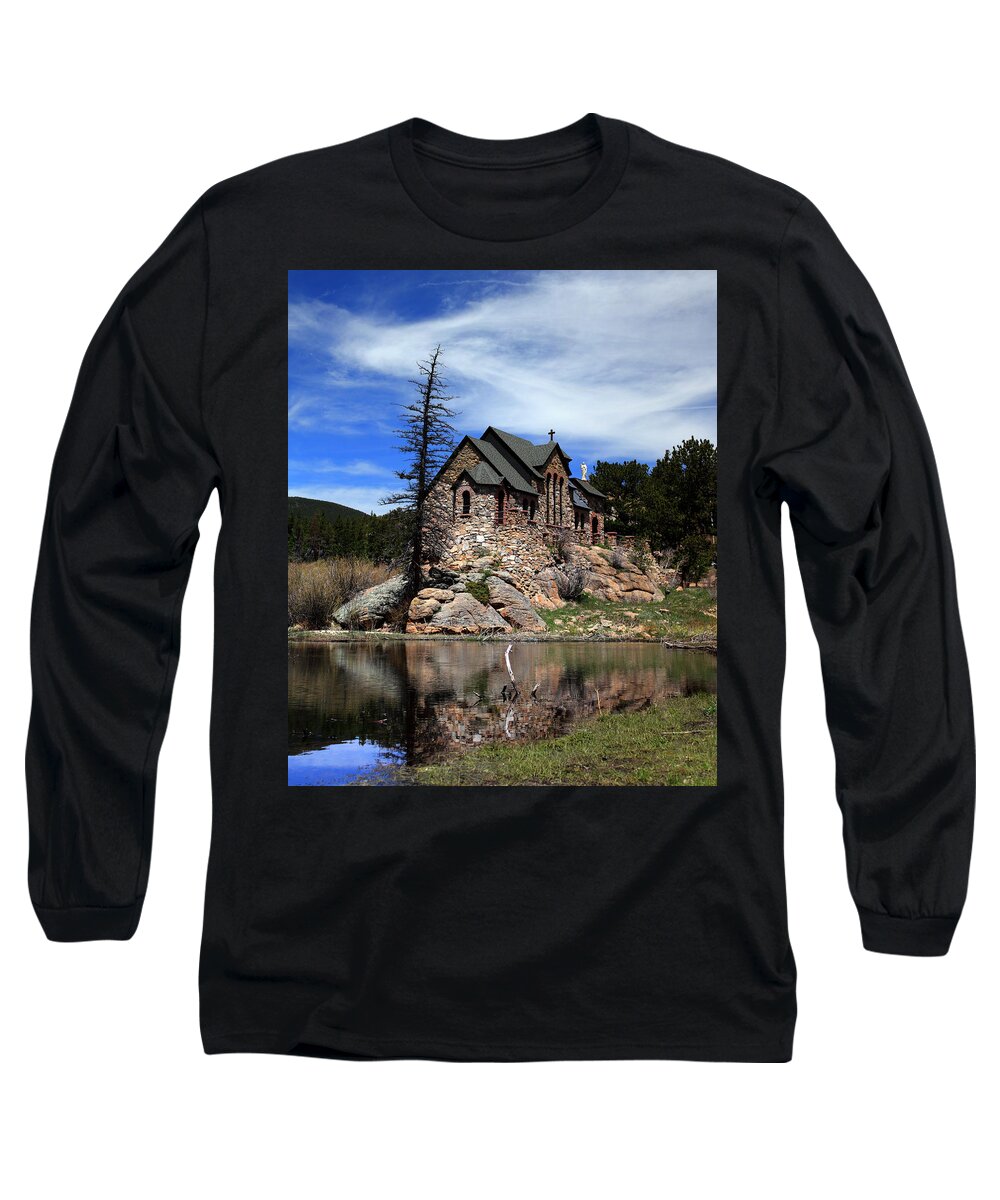 St. Malo Long Sleeve T-Shirt featuring the photograph St. Malo Chapel by Shane Bechler