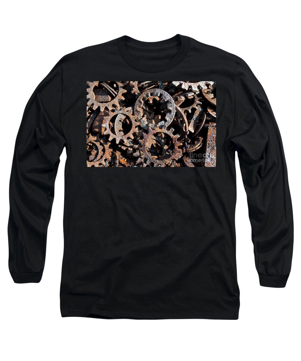 Steam Punk Long Sleeve T-Shirt featuring the photograph Steam Punk Picking by Gwyn Newcombe