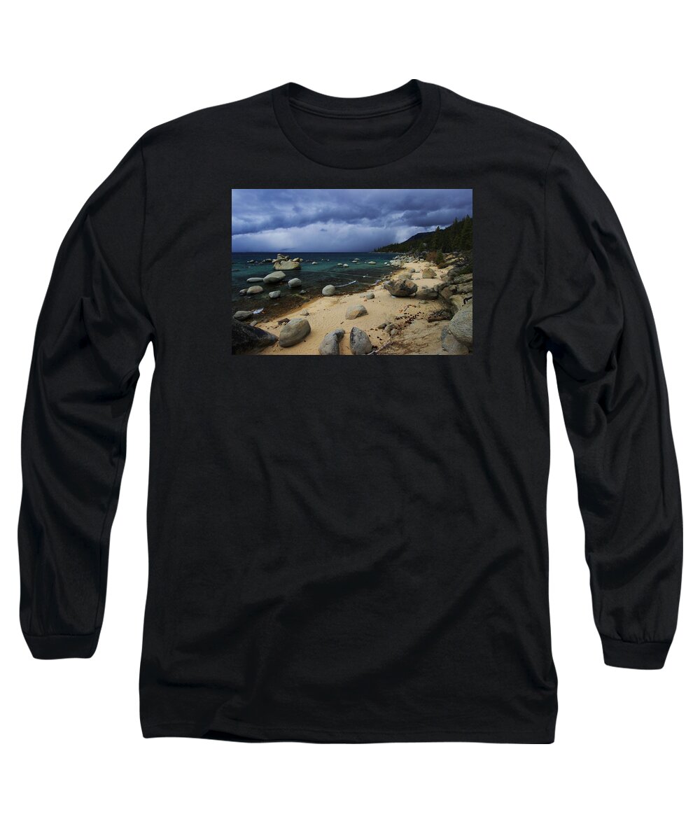 Landscape Long Sleeve T-Shirt featuring the photograph Stormy Days by Sean Sarsfield