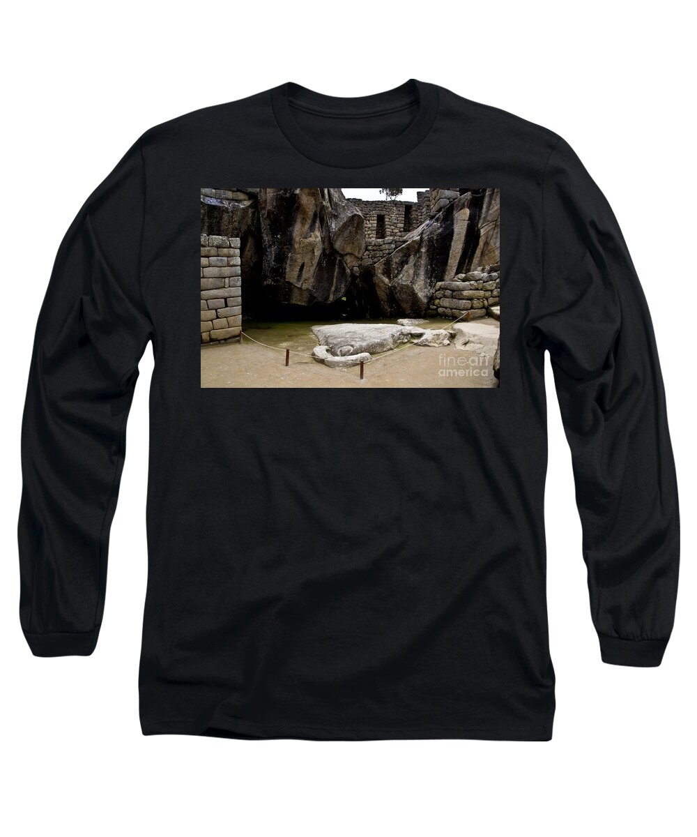 Incan Long Sleeve T-Shirt featuring the photograph Temple of the Condor by Kathy McClure