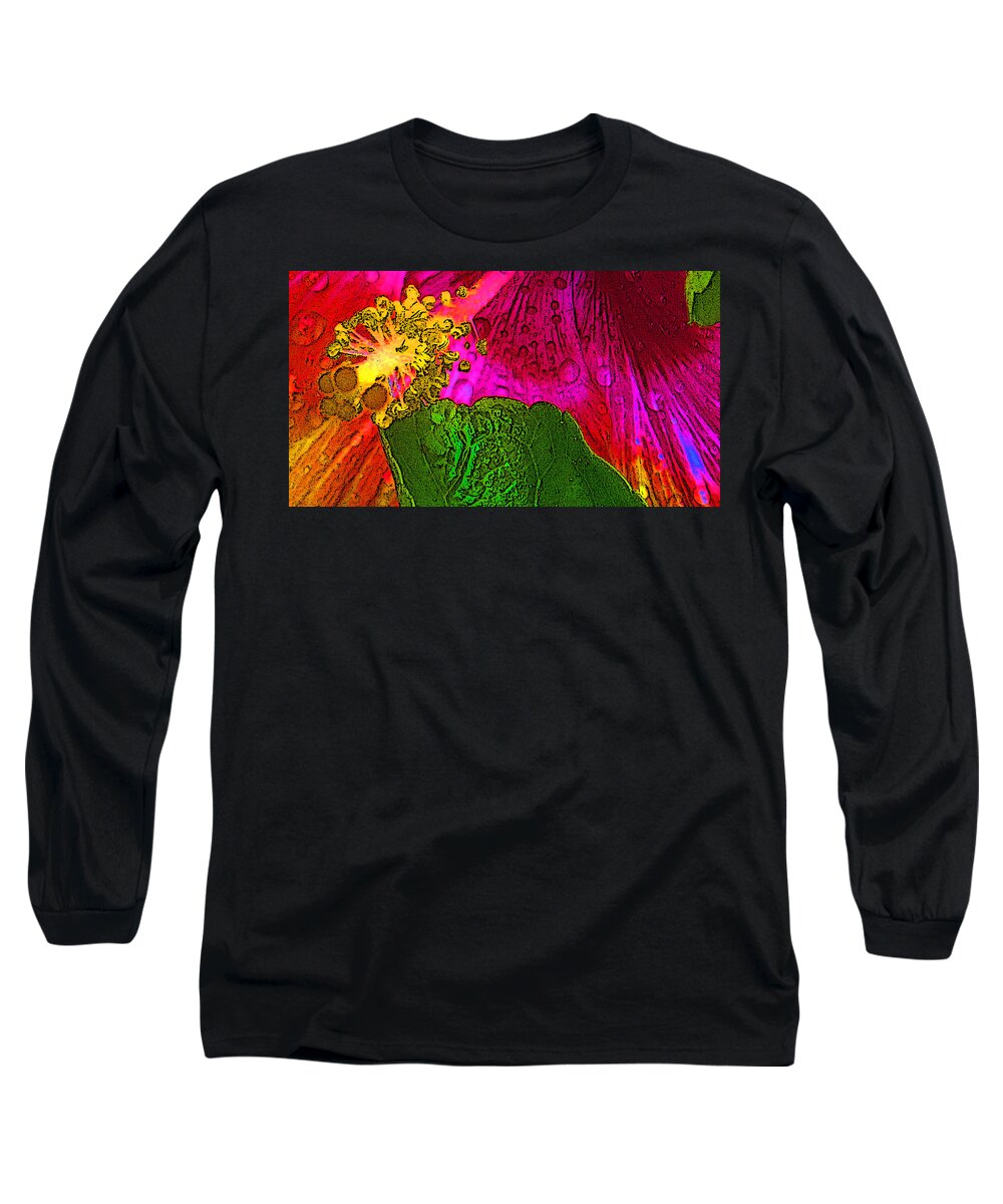 Abstract Long Sleeve T-Shirt featuring the photograph Tenderness by Dart Humeston