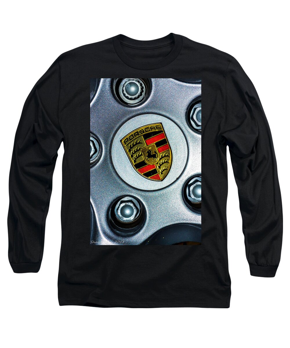 Porsche Long Sleeve T-Shirt featuring the photograph The Badge by Shannon Harrington