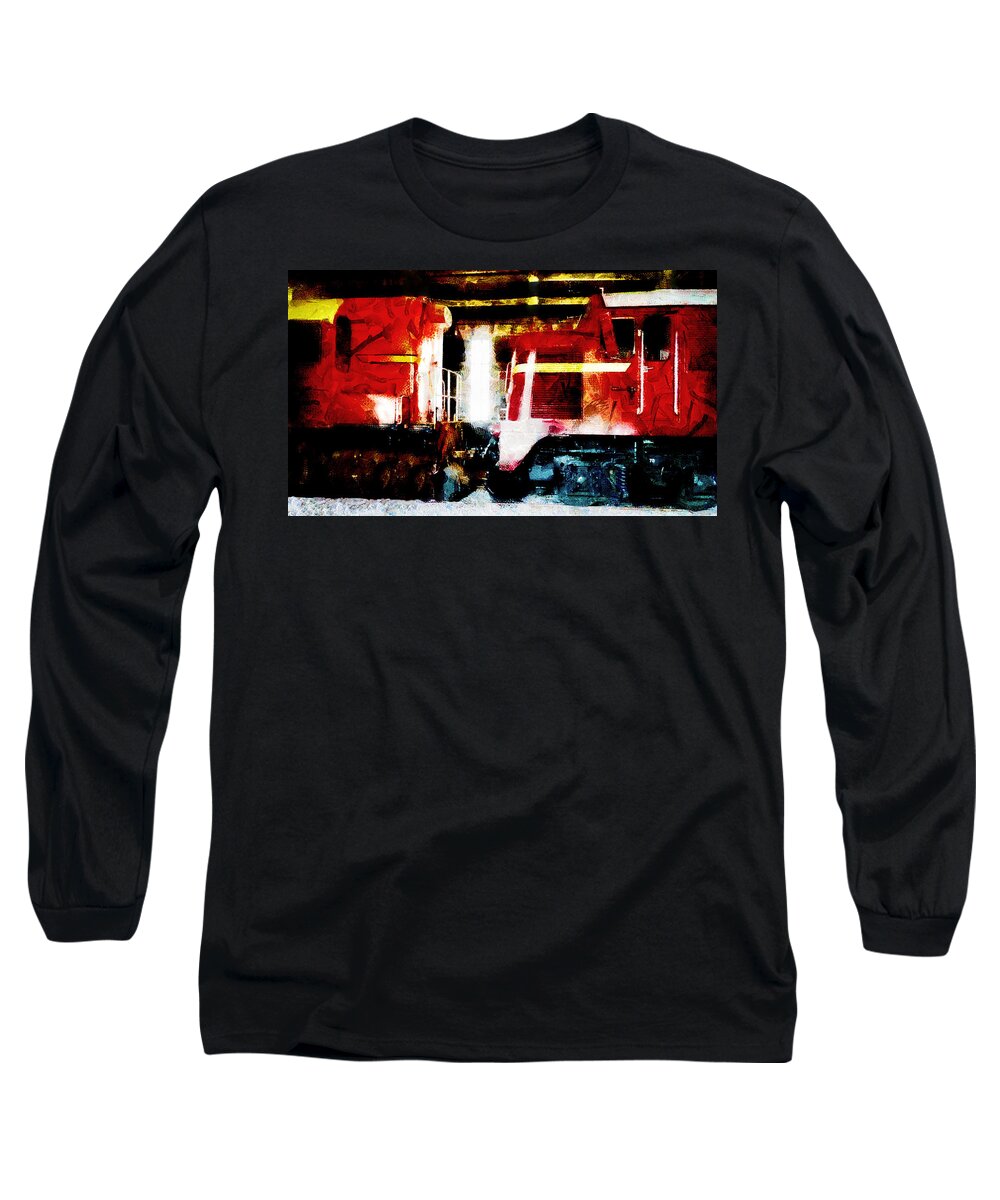 Diesel Long Sleeve T-Shirt featuring the photograph The Confrontation by Steve Taylor