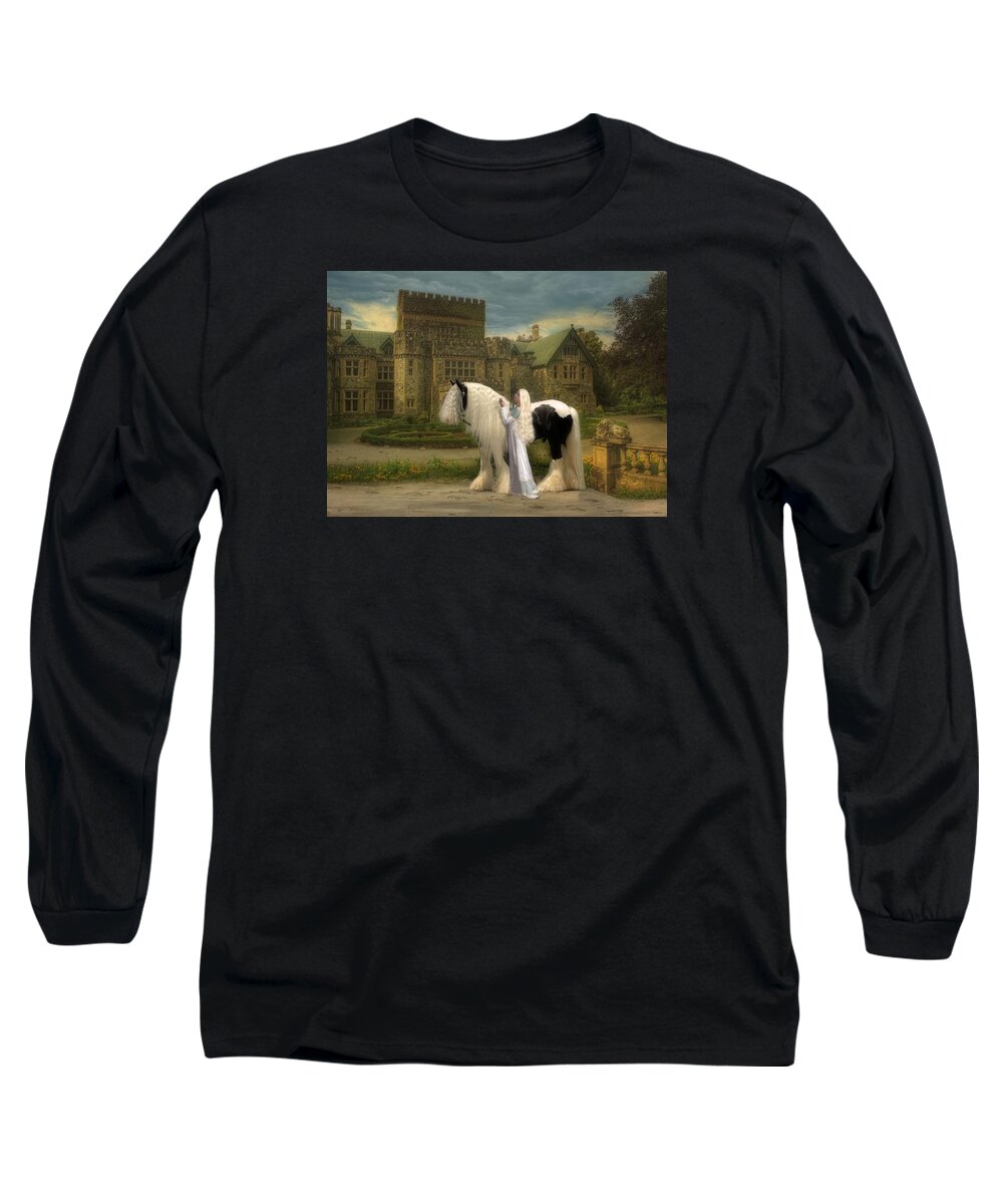 Horses Long Sleeve T-Shirt featuring the digital art The Fairest of them All by Fran J Scott