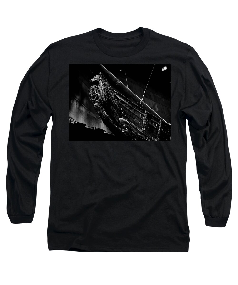 Djurg�rden Long Sleeve T-Shirt featuring the photograph The Lion. Wasa-museum. Stockholm 2014 by Jouko Lehto