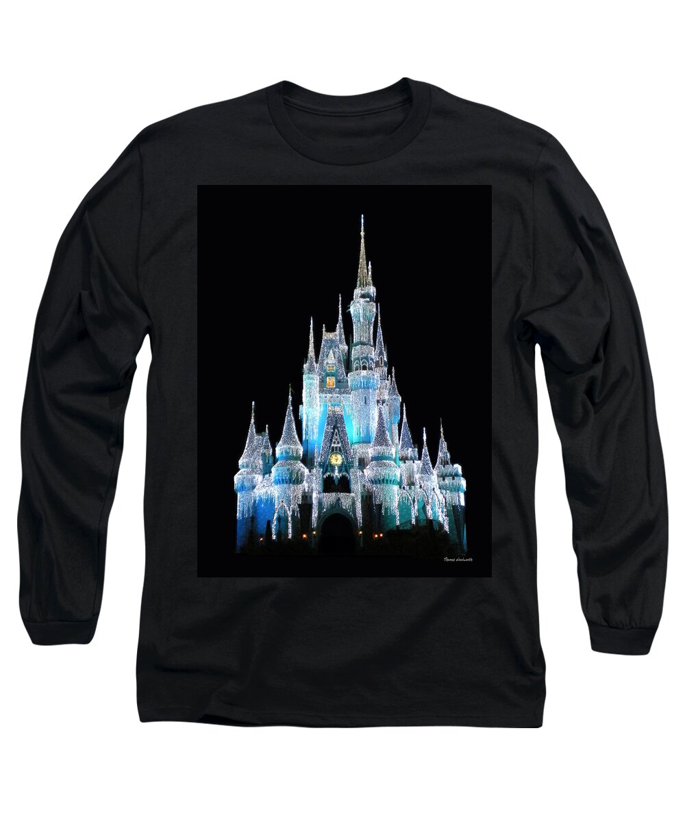 The Magic Kingdom Castle in Frosty Light Blue Walt Disney
