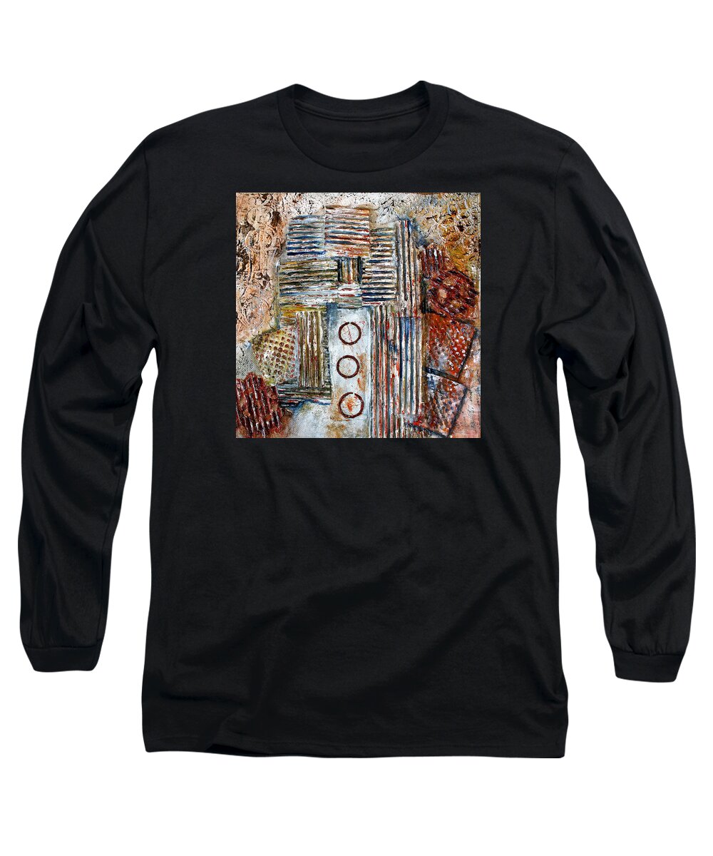 The Old Mine Long Sleeve T-Shirt featuring the mixed media The Old Mine by Bellesouth Studio