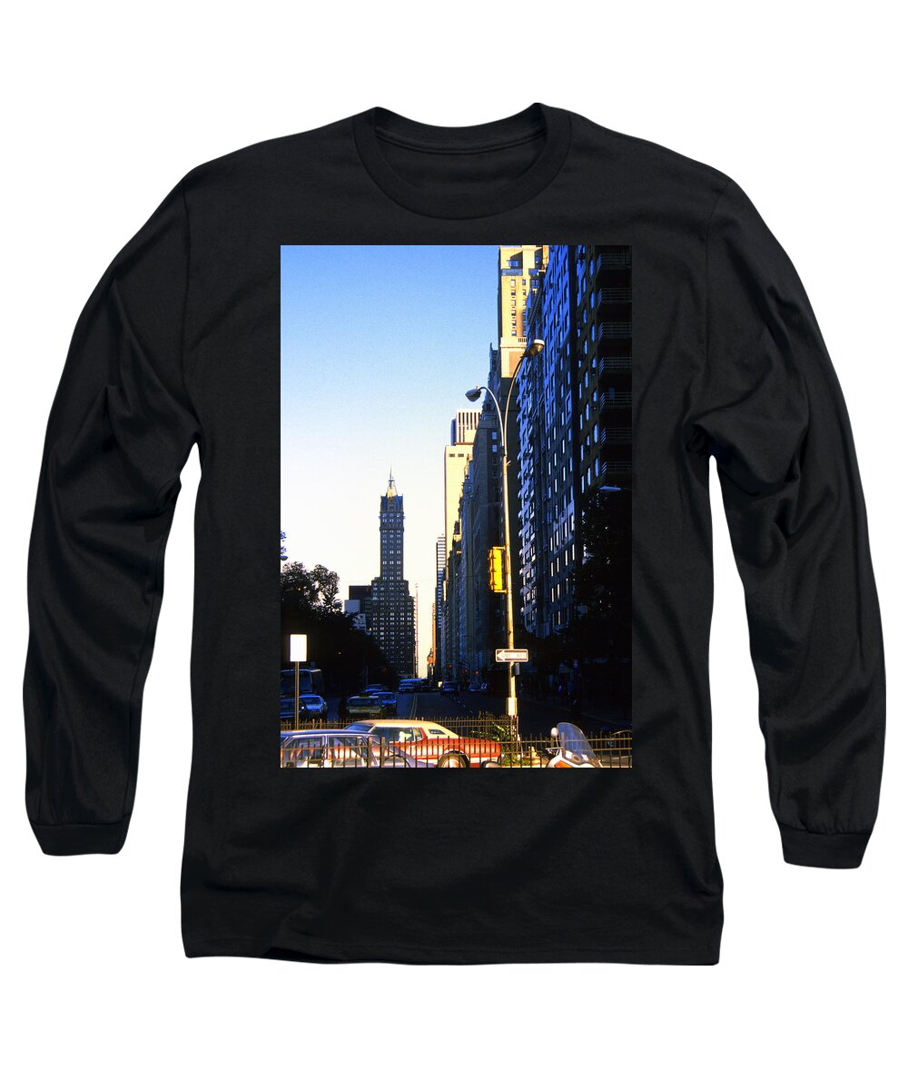 Sherry Long Sleeve T-Shirt featuring the photograph The Sherry Netherland Hotel in 1984 by Gordon James
