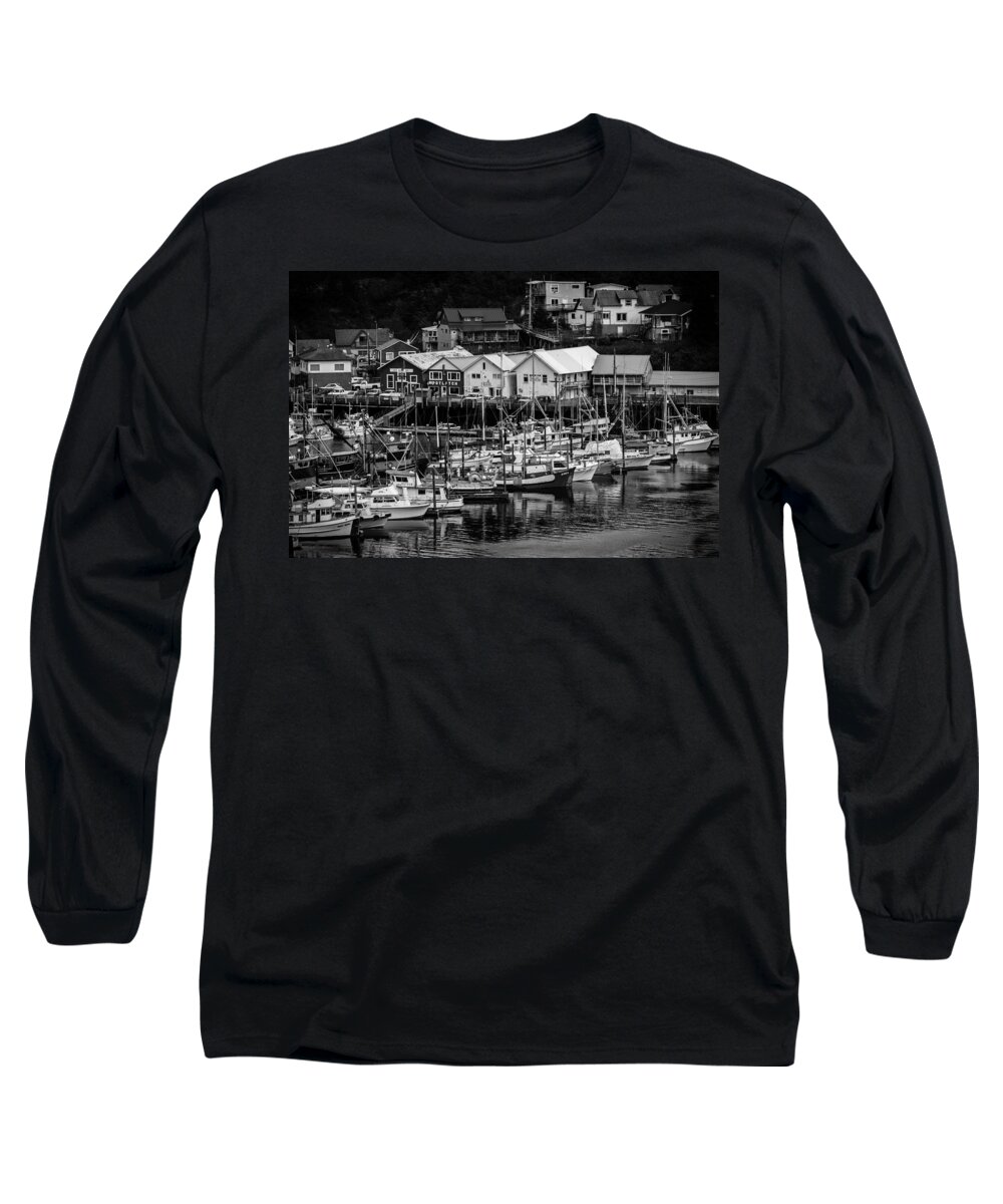 2008 Long Sleeve T-Shirt featuring the photograph The Village Pier by Melinda Ledsome
