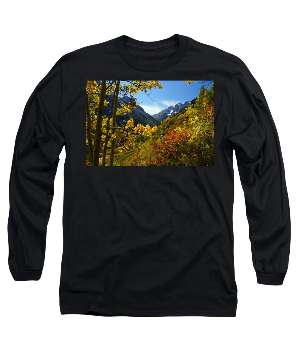 14'ers Long Sleeve T-Shirt featuring the photograph Time Stops by Jeremy Rhoades