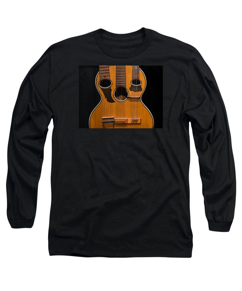 Nashville Long Sleeve T-Shirt featuring the photograph Triple-Neck Instrument by Glenn DiPaola