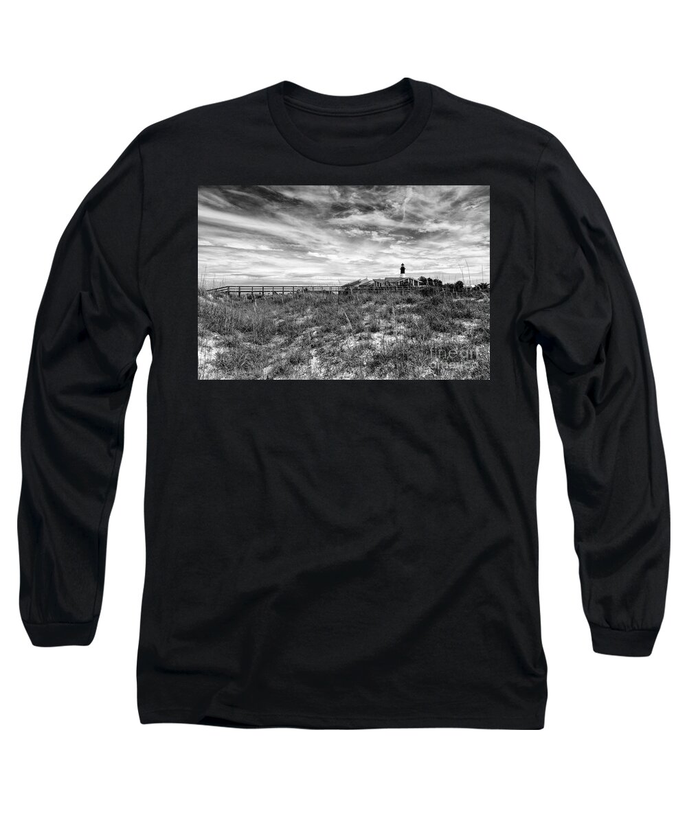 Tybee-island Long Sleeve T-Shirt featuring the photograph Tybee Island Light Station by Bernd Laeschke