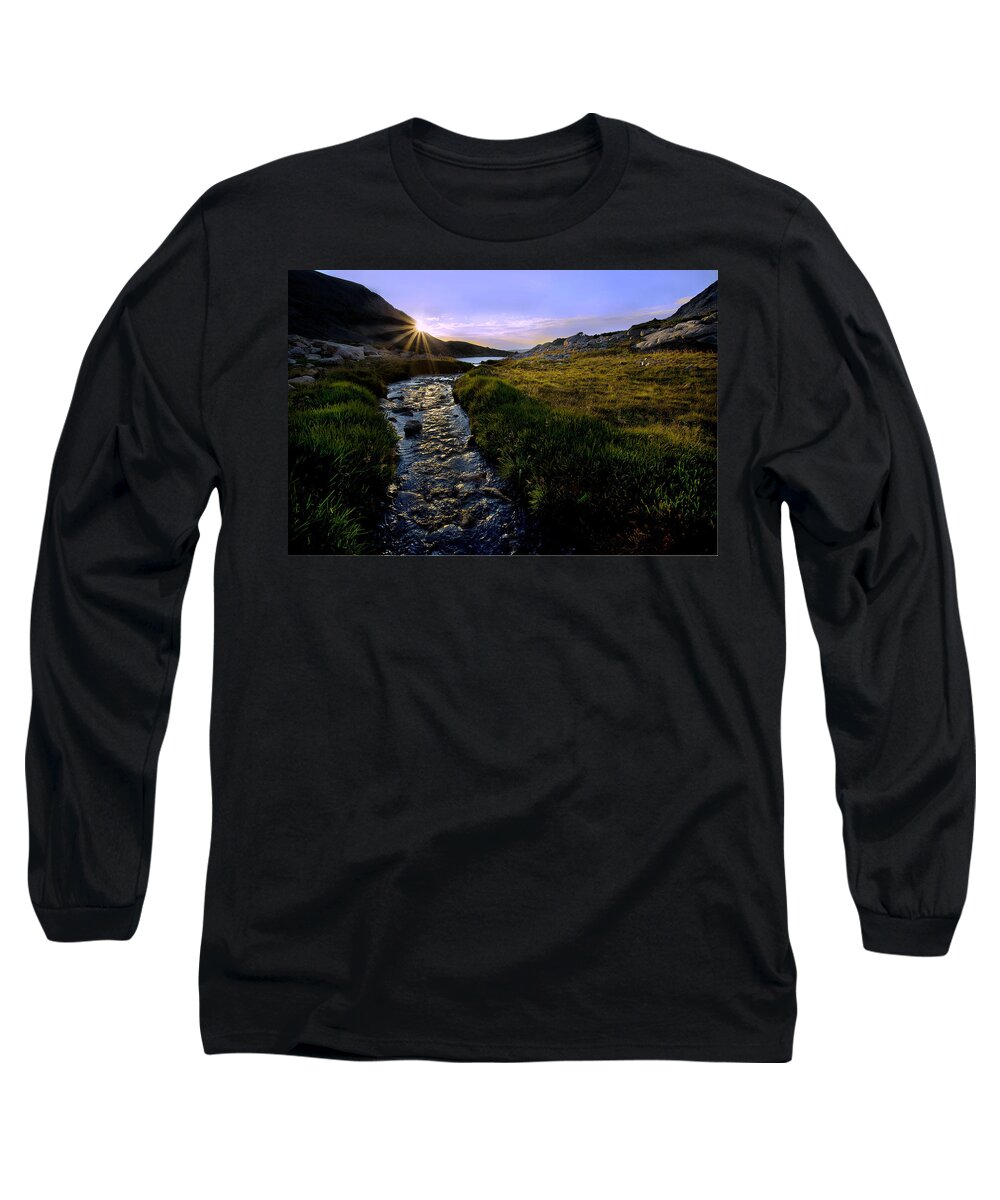 Nature Long Sleeve T-Shirt featuring the photograph Upper Blue Sunrise by Steven Reed