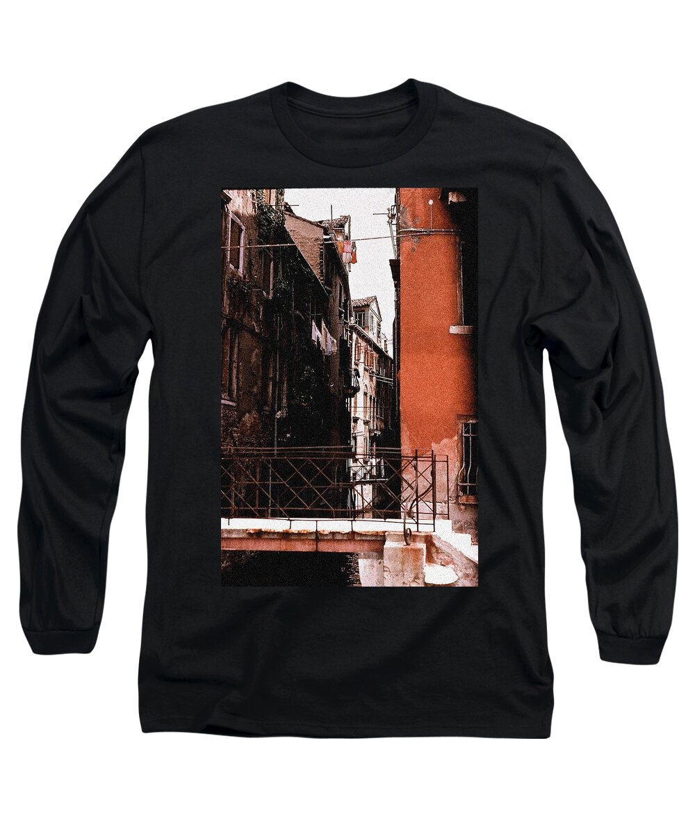 Venice Long Sleeve T-Shirt featuring the photograph A Chapter In Venice by Ira Shander