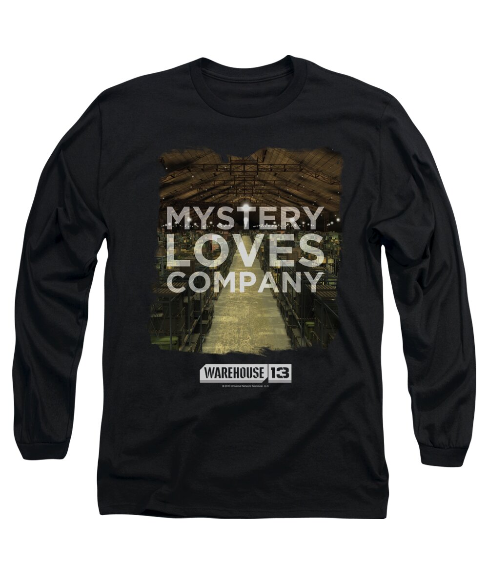 Warehouse 13 Long Sleeve T-Shirt featuring the digital art Warehouse 13 - Mystery Loves by Brand A