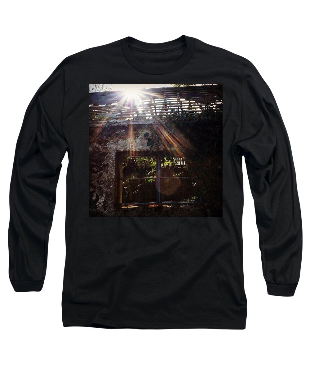 Glare Long Sleeve T-Shirt featuring the photograph When A Spark Is All You Need by Aleck Cartwright