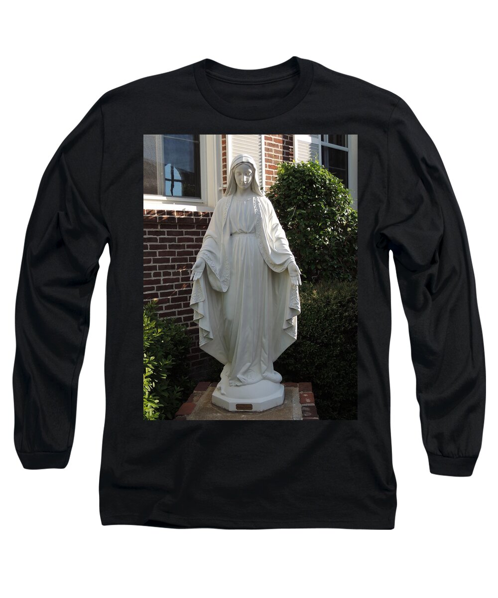 Nun Long Sleeve T-Shirt featuring the photograph Woman Of Faith by Aaron Martens