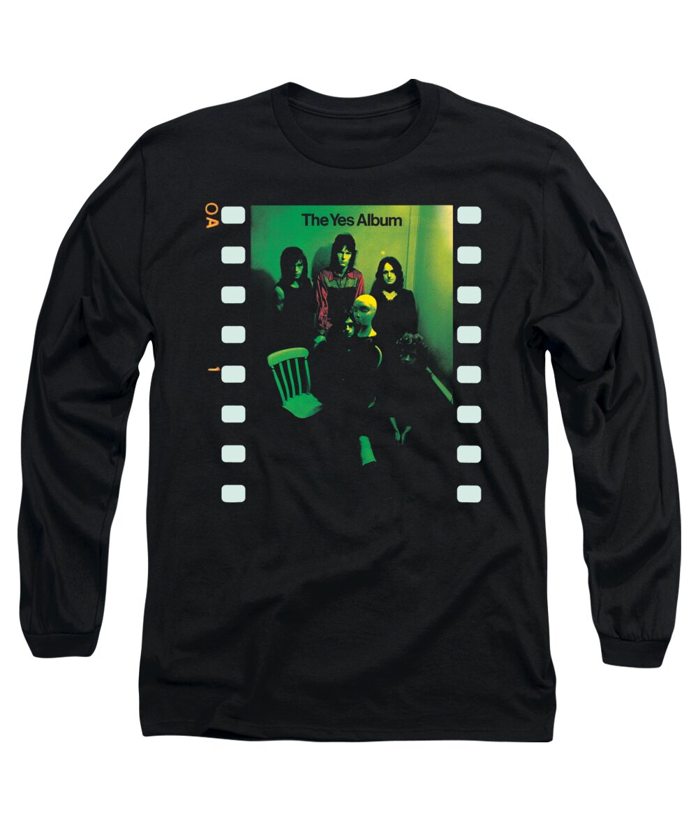 Album Cover Long Sleeve T-Shirt featuring the digital art Yes - Album by Brand A
