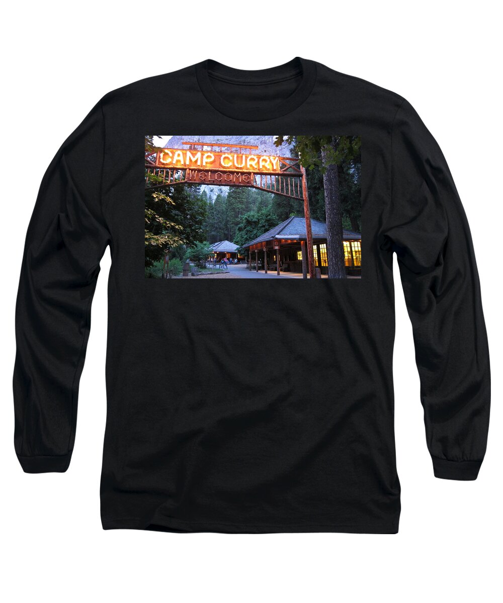 Yosemite Curry Village Long Sleeve T-Shirt featuring the photograph Yosemite Curry Village by Shane Kelly