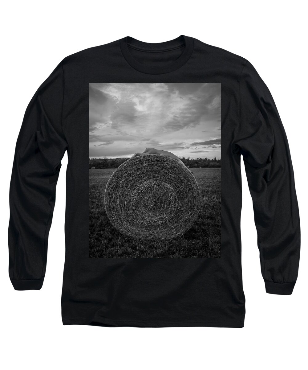 Black And White Long Sleeve T-Shirt featuring the photograph You Reap What You Sow by Blue Muse Fine Art