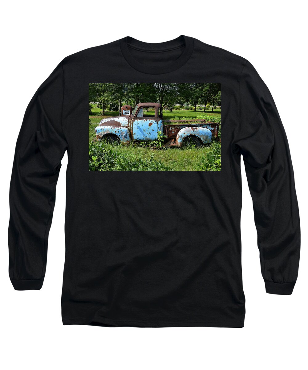 Chevy Long Sleeve T-Shirt featuring the photograph '48 Chevy #1 by Paul Mashburn